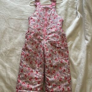 Oshkosh floral print snow pants